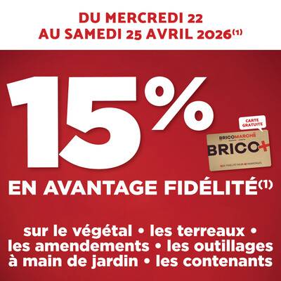 Opération Fidélité Végétal !  du mercredi 22 au samedi 25 avril 2026!