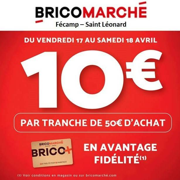 Offre fidélité de choc !  du vendredi 17 au samedi 18 avril 2026