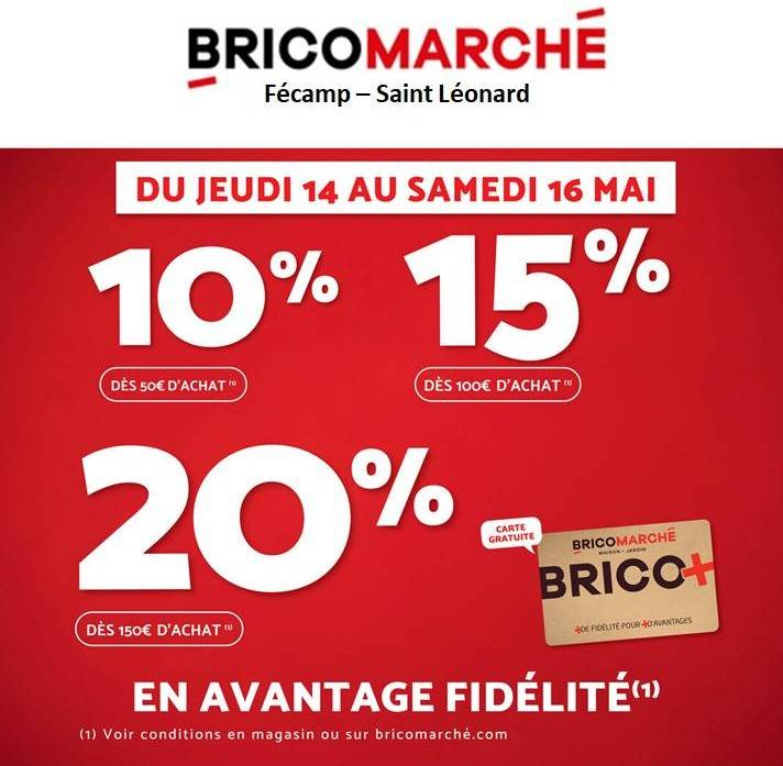 OPÉRATION FIDÉLITÉ DU JEUDI 14 MAI AU SAMEDI 16 MAI