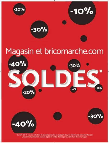 SOLDES de -10 à -50% à la JARDINERIE BRICOMARCHE SAINT LEONARD à proximité de Fécamp